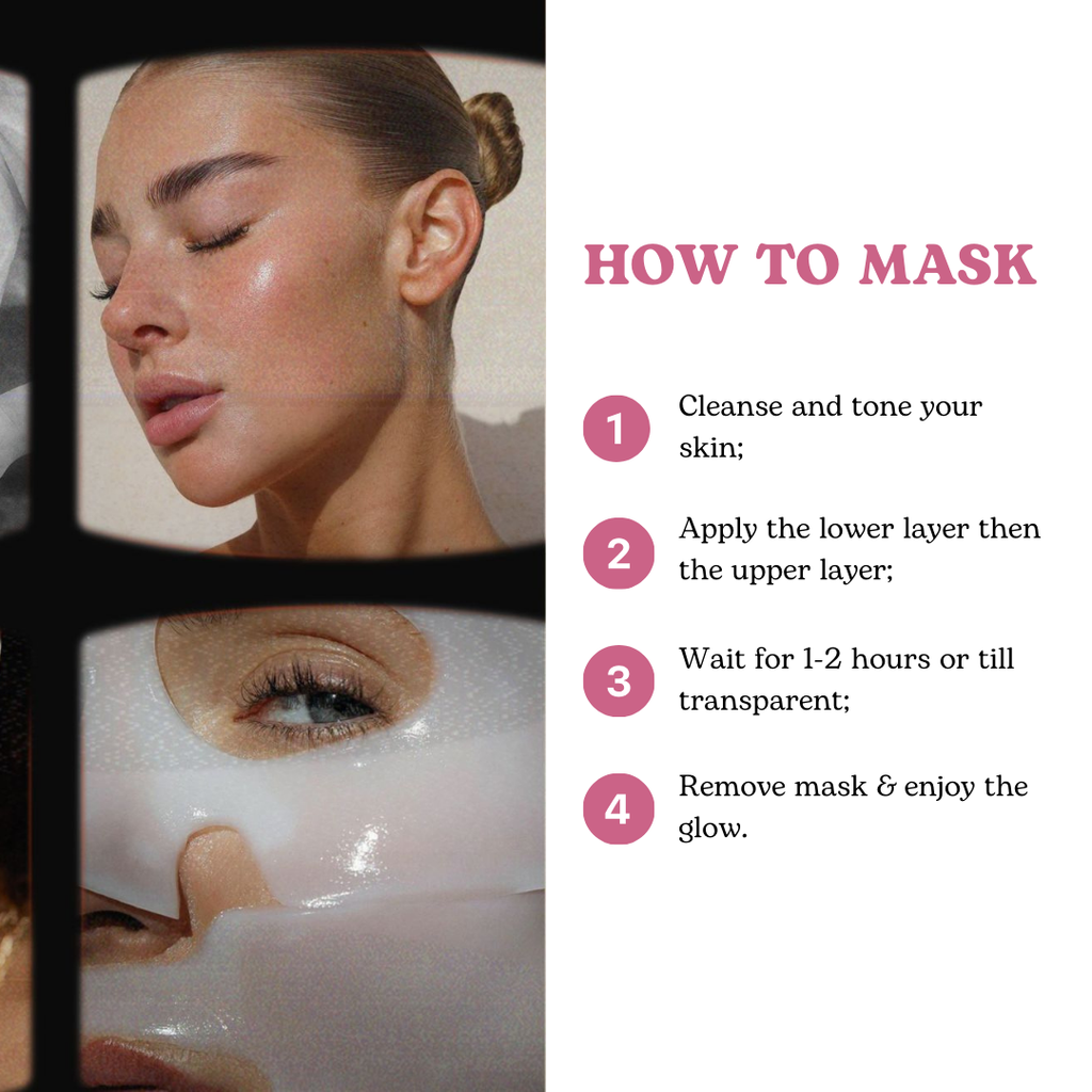 Collagen Glow Up Mask – Hydrating Face Mask for a Radiant Glass-Skin Glow