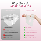 Collagen Glow Up Mask – Hydrating Face Mask for a Radiant Glass-Skin Glow